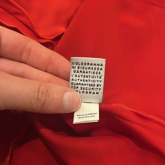 DOLCE & GABBANA RED HEART RHINESTONE TANK - Picture 15 of 16